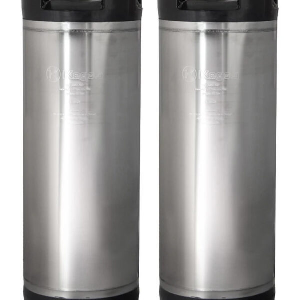 5 Gallon Ball Lock Keg wtih Rubber Handle - Set of 2