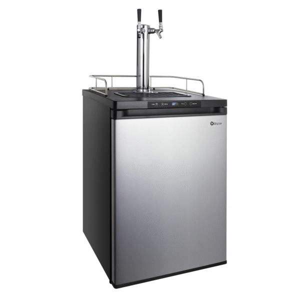 24" Wide Dual Tap Stainless Steel Digital Kegerator