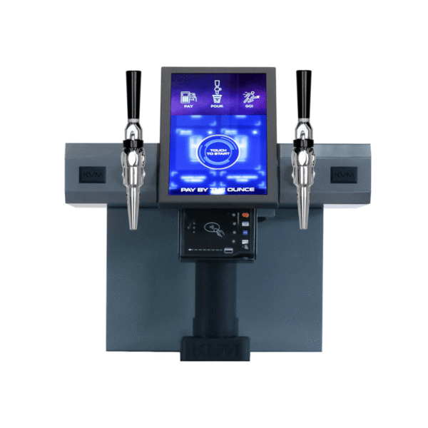Two Tap Topper for KVM ® Kegerator Vending Machine