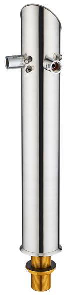 StaiSingle Tap Angle Top Draft Beer Tower- Stainless Steel- Three Diameter