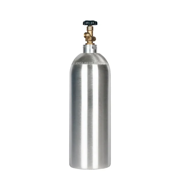 15 Cu. Ft. Aluminum Nitrogen Air Tank with Sleek Black Epoxy Finish