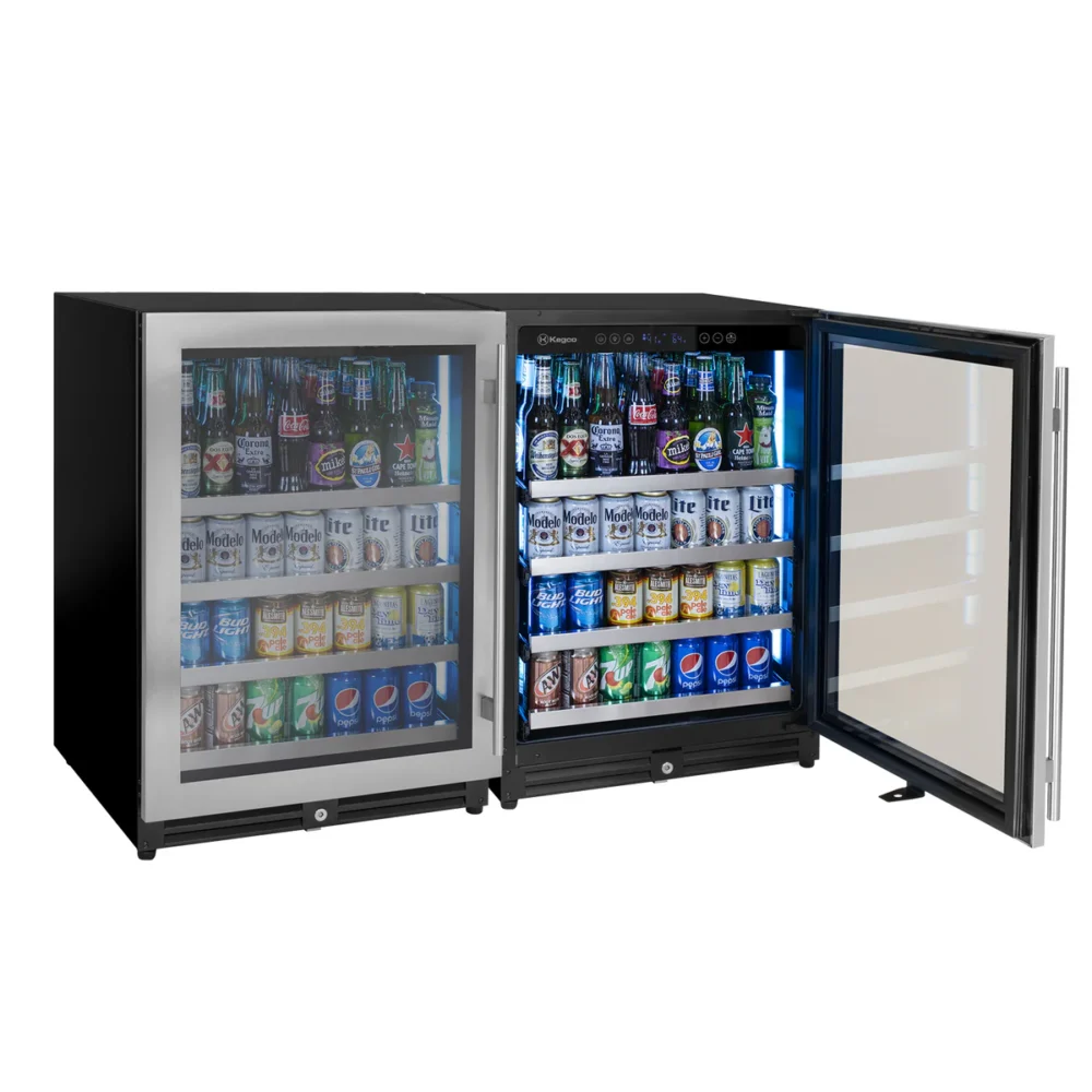 Reserva Series Stainless Steel Side-by-Side Beverage Center - Image 4