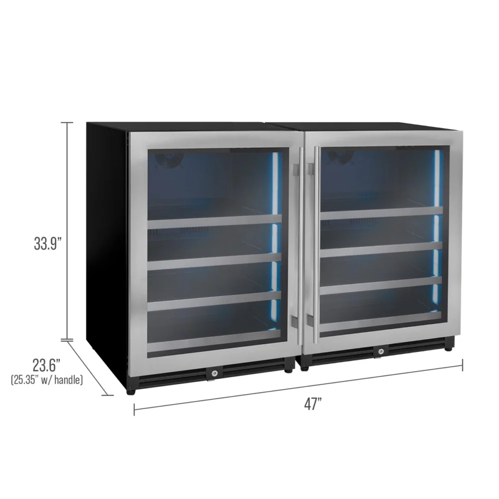 Reserva Series Stainless Steel Side-by-Side Beverage Center - Image 3