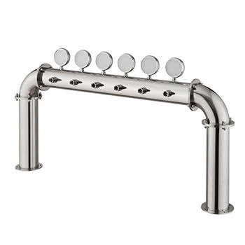 6 Way Stainless Beer Tower for Restaurant