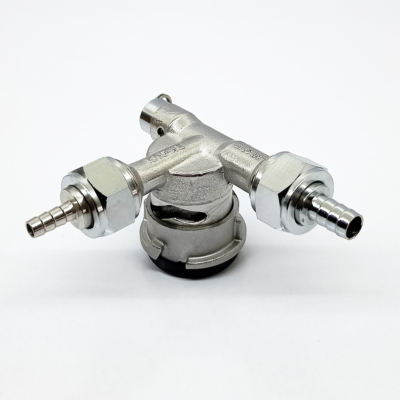 Low Profile D System Keg Coupler – 100% Stainless Steel- NSF Certified
