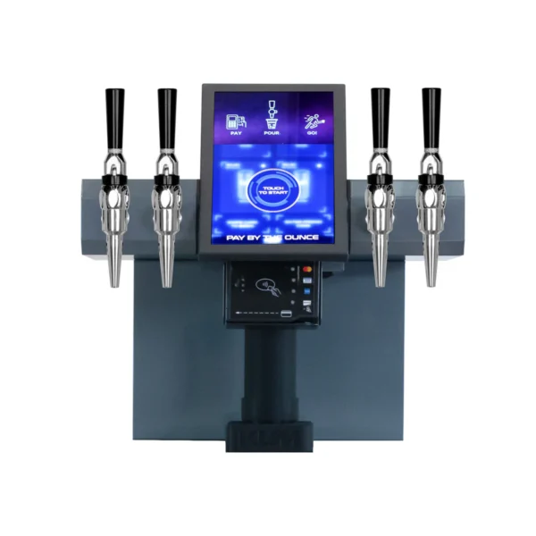 Four Tap Topper for KVM ® Kegerator Vending Machine