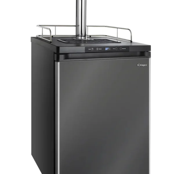 24" Wide Triple Tap Black Stainless Steel Digital Kegerator